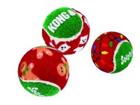 KONG Holiday Squeakair Balls 6pk Small